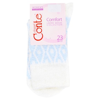 Носки женские Conte Comfort р.23 голубой 17С-174СП - купить, цены на - фото 1