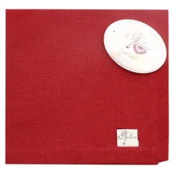 Provence Gloria Burgundy Napkin 40х40cm - buy, prices for MegaMarket - photo 1