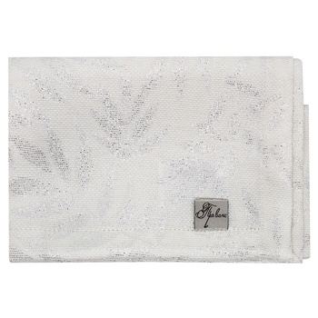 Provence Elsa White Silver Napkin 40x40cm - buy, prices for MegaMarket - photo 1