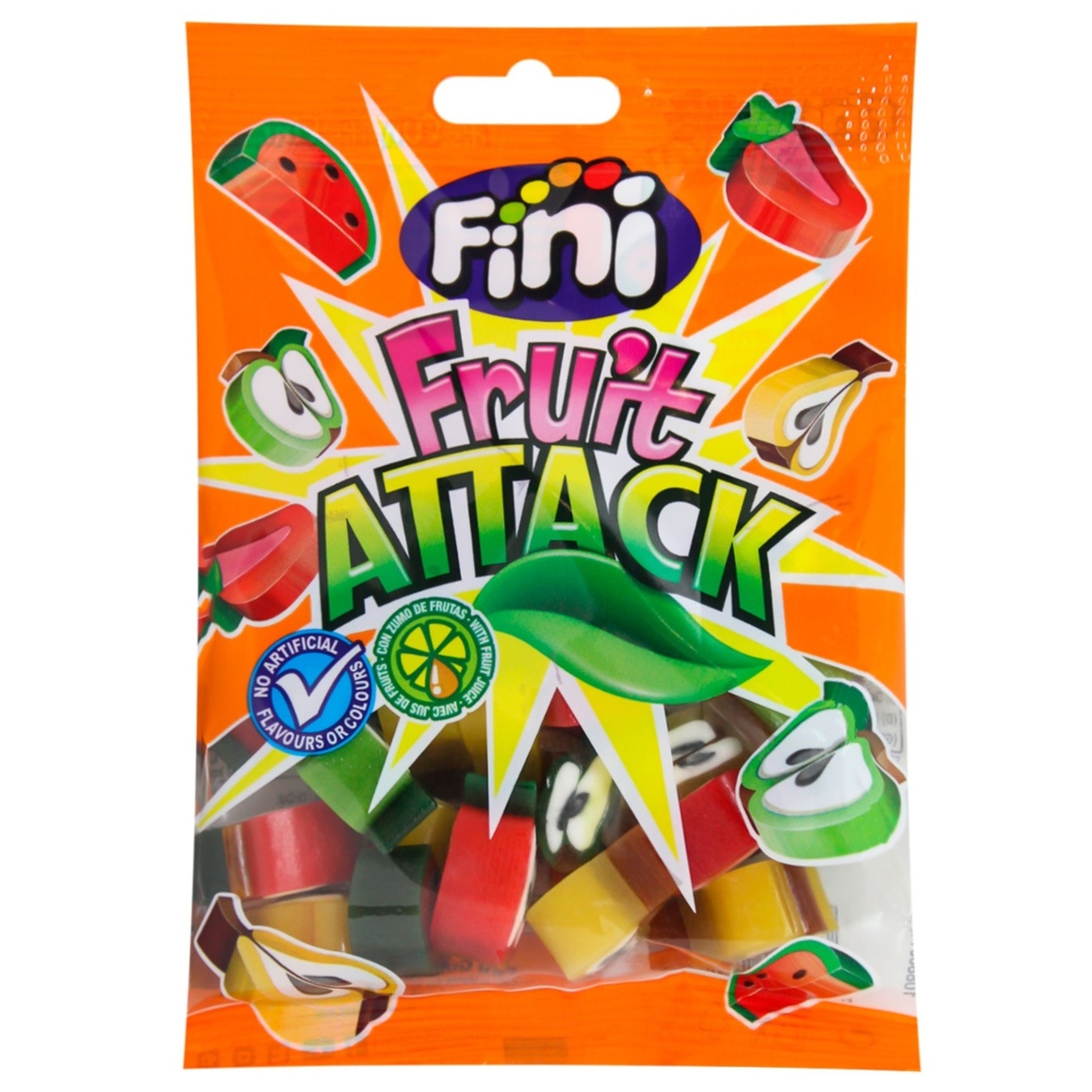 

Конфеты Fini Fruit Attack 100г