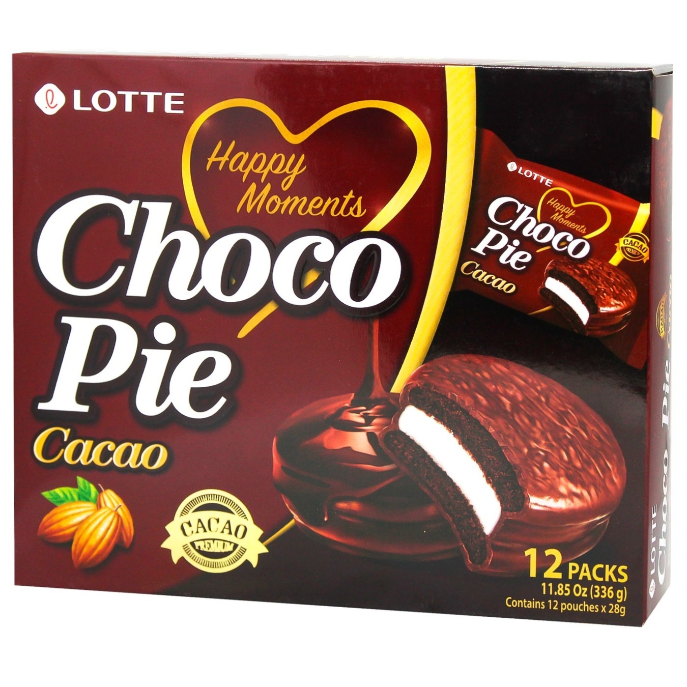 

Печенье Lotte Choco Pie Cacao 12*28г 336г