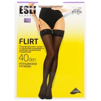 Панчохи Esli жіночі Flirt 40den р.23-25 Melone - купити, ціни на МегаМаркет - фото 2