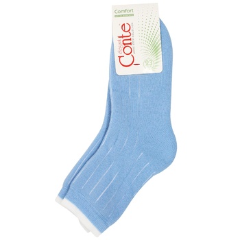 Conte Confort Women's Socks Cotton Terry s.23 029 blue 7C-47SP - buy, prices for - photo 1