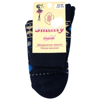 Smaliy Women's Socks s.23-25 dark blue - buy, prices for MegaMarket - photo 1