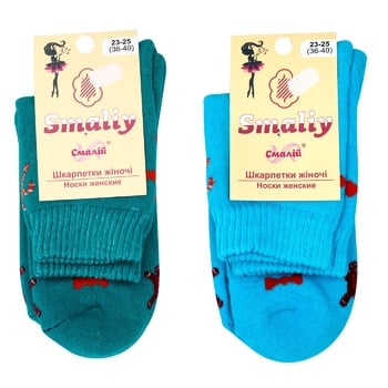 Smaliy Women's Socks s.23-25 turquoise - buy, prices for - photo 1