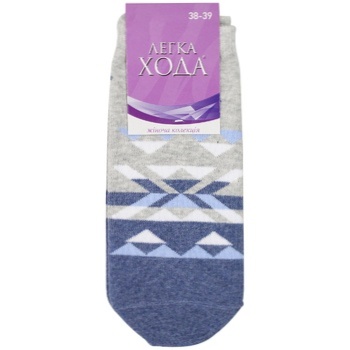 Legka Khoda Silver Melange Women's Socks 25s - buy, prices for MegaMarket - photo 1