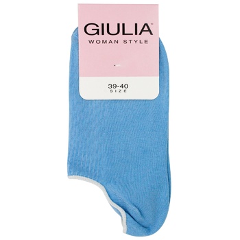 Шкарпетки Giulia WS1 Fashion 044 жіночі р.39-40 baby blue - купити, ціни на ULTRAMARKET - фото 1