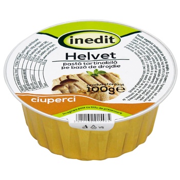 Inedit Helvet Vegetarian Pate with Mushrooms 100g - buy, prices for MegaMarket - photo 1