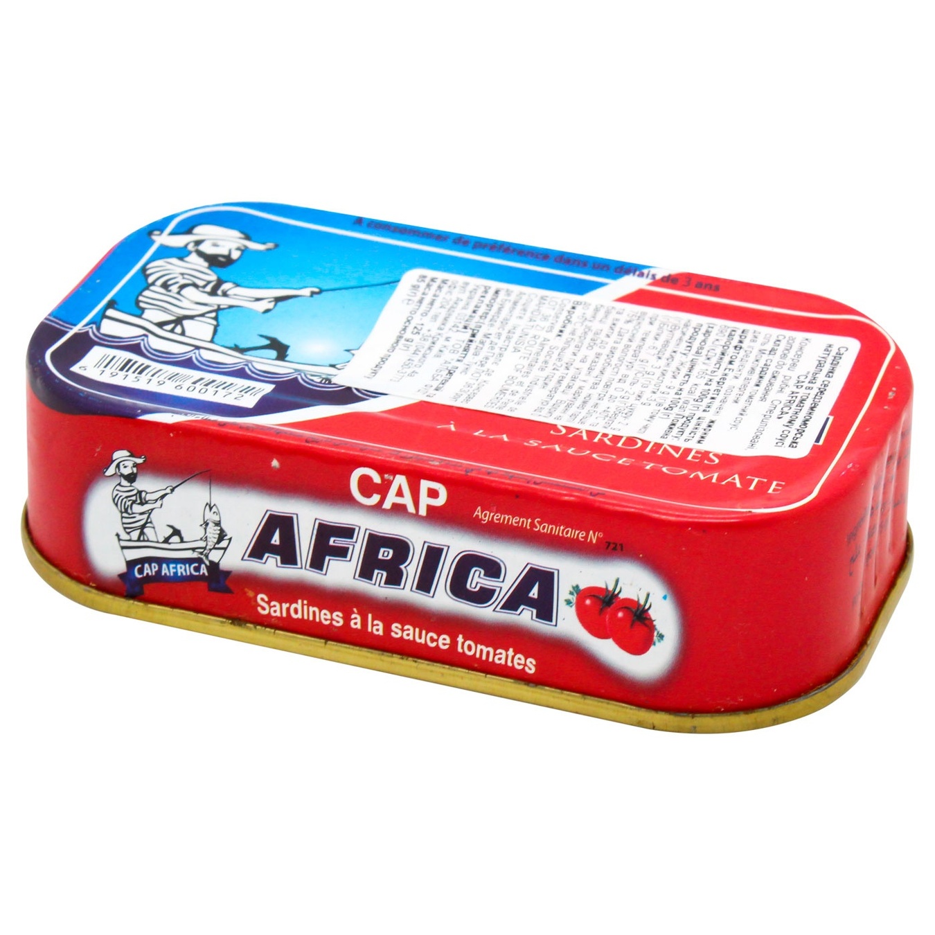 

Сардины Cap Africa в томатном соусе 125г