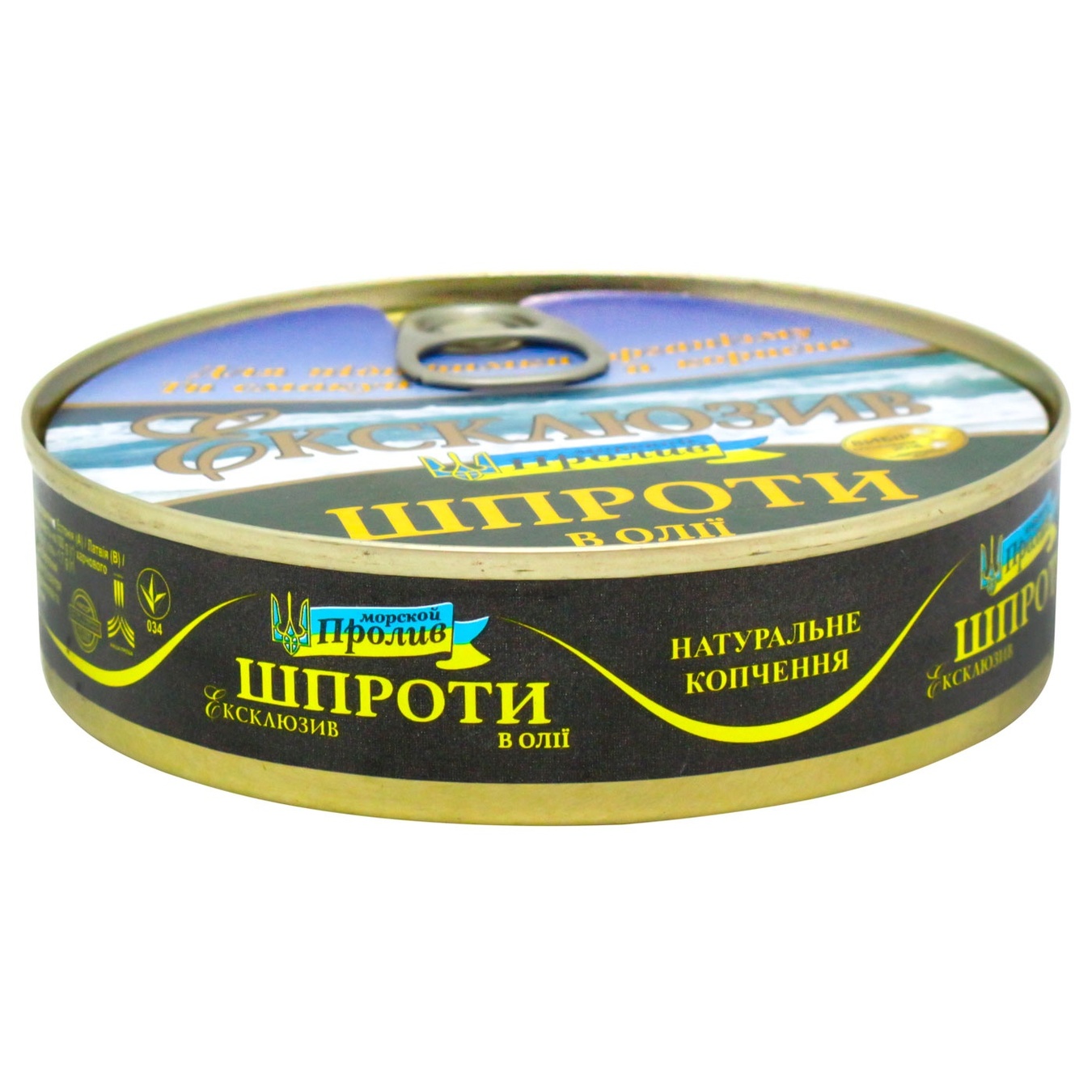 

Шпроты Морской Пролив Эксклюзив в масле 150г