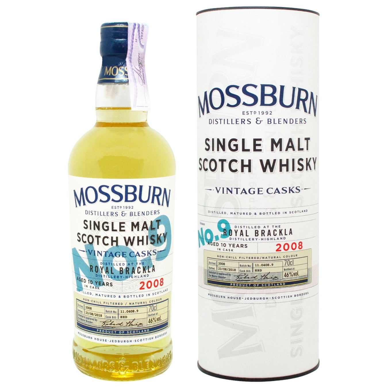 

Виски Mossburn Vintage Casks No9 Royal Brackla 46% 0,7л