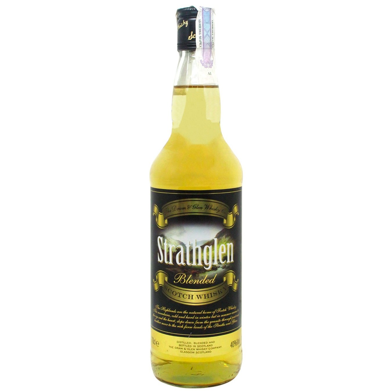 

Виски Strathglen 40% 0,7л