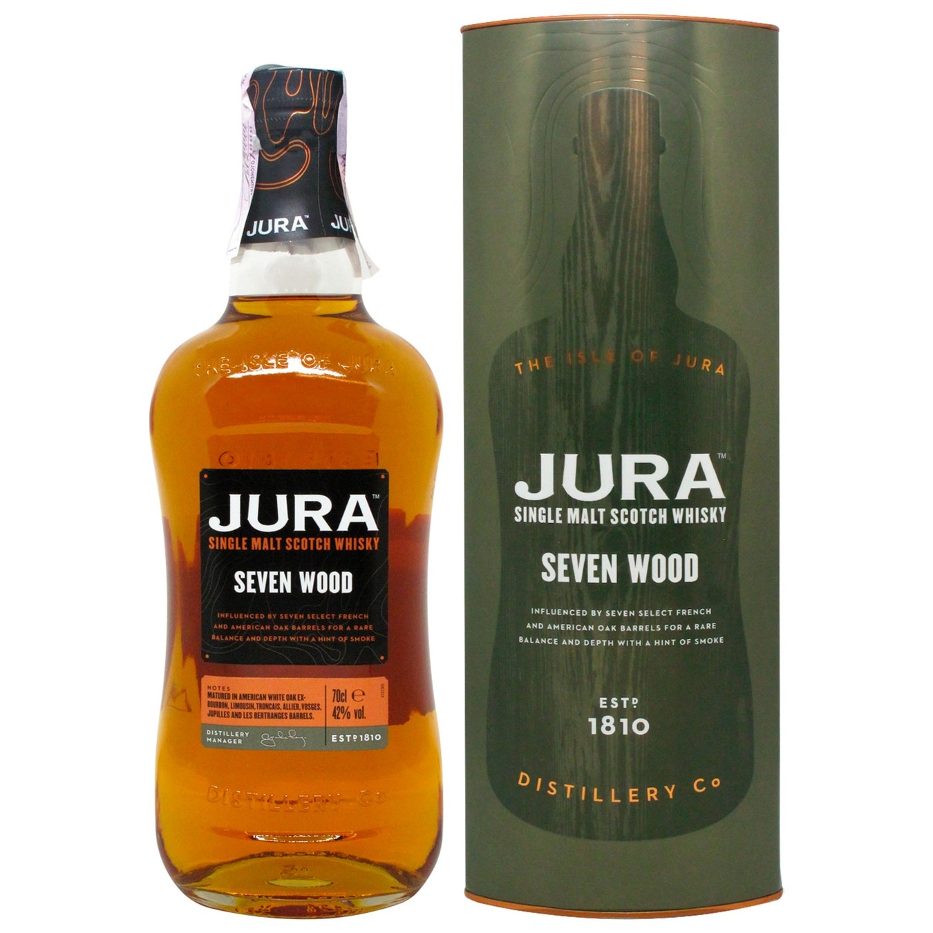 

Виски Isle of Jura Seven Wood односолодовый 40% 0.7л