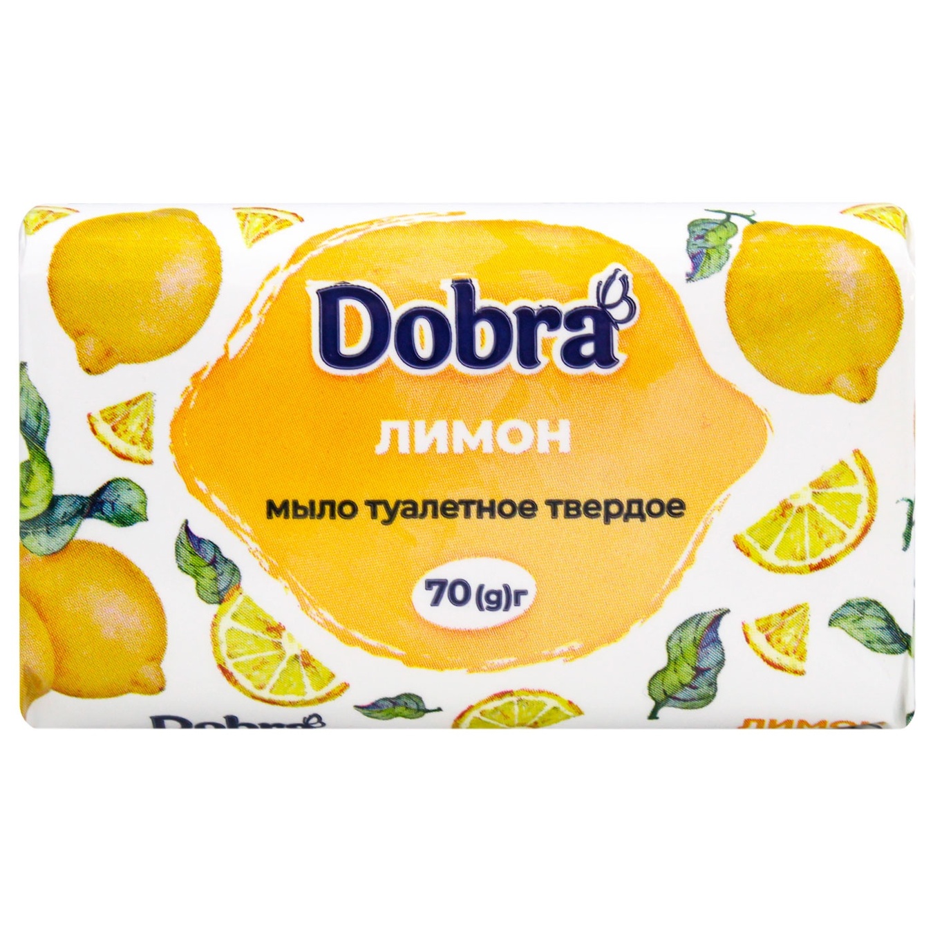 

Мыло туалетное Dobra Лимон 70г