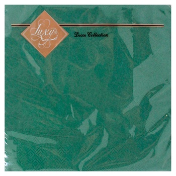 Luxy Green 3-Layer Napkins 33x33cm 20pcs - buy, prices for ULTRAMARKET - photo 1