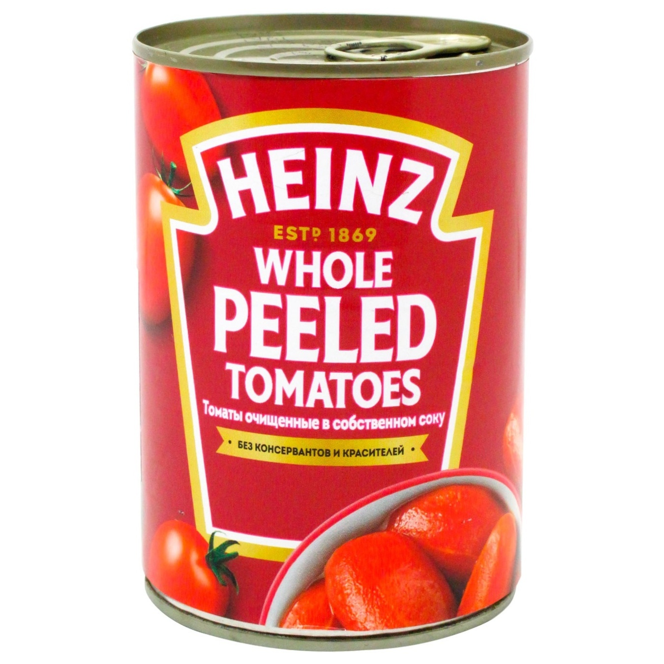 

Томаты Heinz целые очищенные 400г