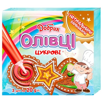 Dobryk Sugar Pencils - buy, prices for MegaMarket - photo 1