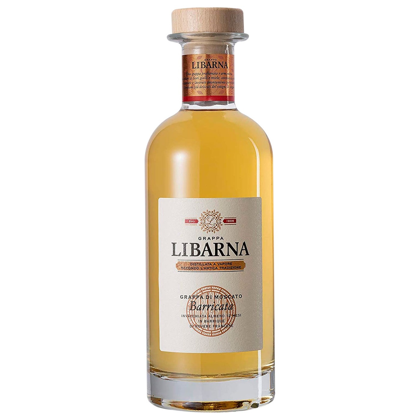 

Граппа Gambarotta Libarna Moscato 41% 0,7л