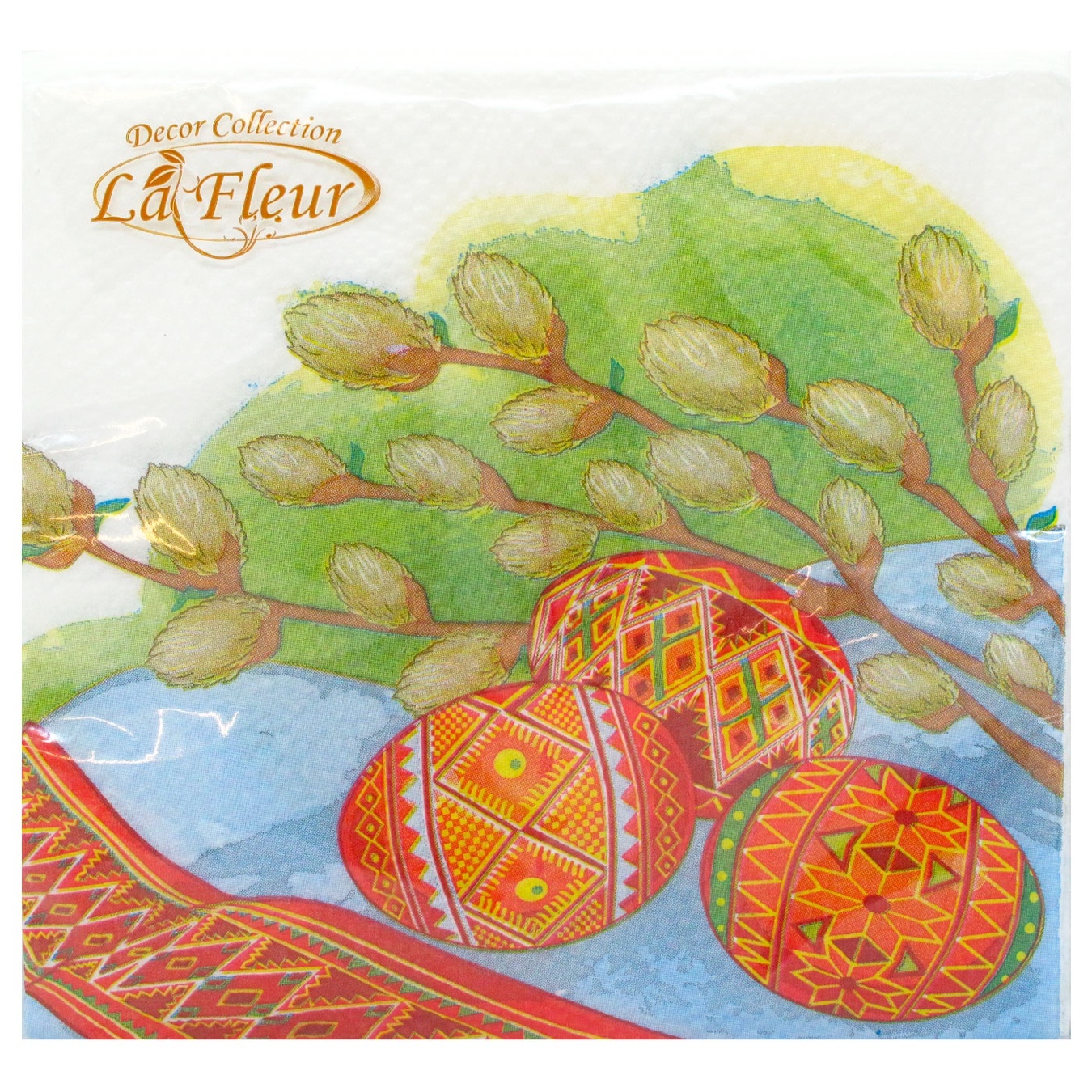 

Серветки La Fleur 33*33см 20шт Art.L250707 х20