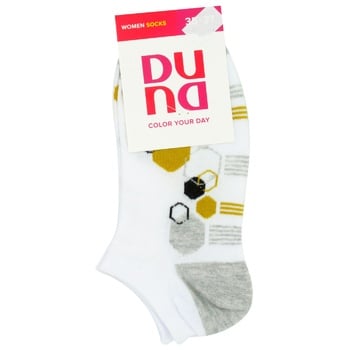 Duna 3237 2284 White Women's Socks Size 23-25 - buy, prices for NOVUS - photo 1