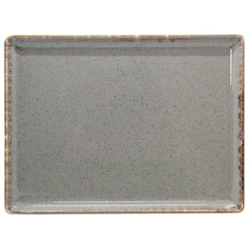 Porland Seasons Rectangular Dark Gray Plate 27x21cm - buy, prices for ULTRAMARKET - photo 1