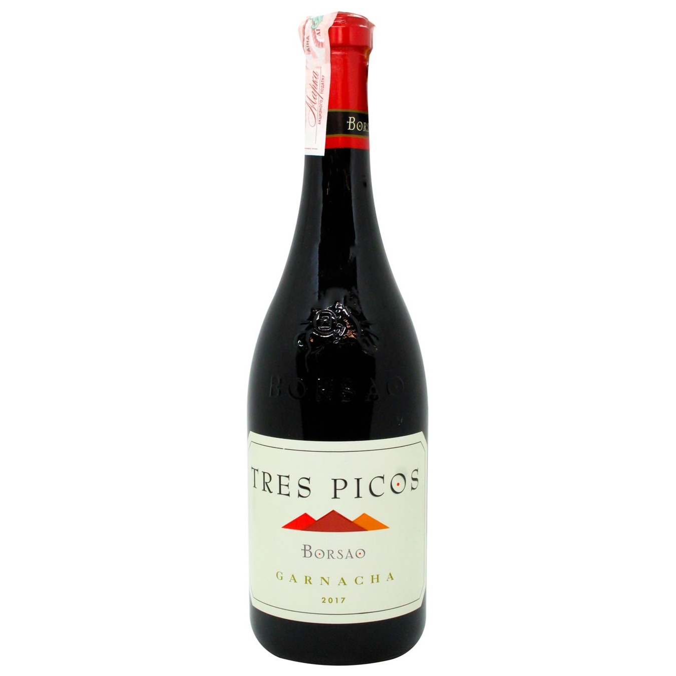 

Вино Tres Picos Bodegas Borsao красное сухое 14,5% 0,75л