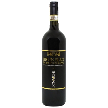 Вино Bonacchi Brunello di Montalcino красное сухое 13,5% 0,75л - купить, цены на - фото 1