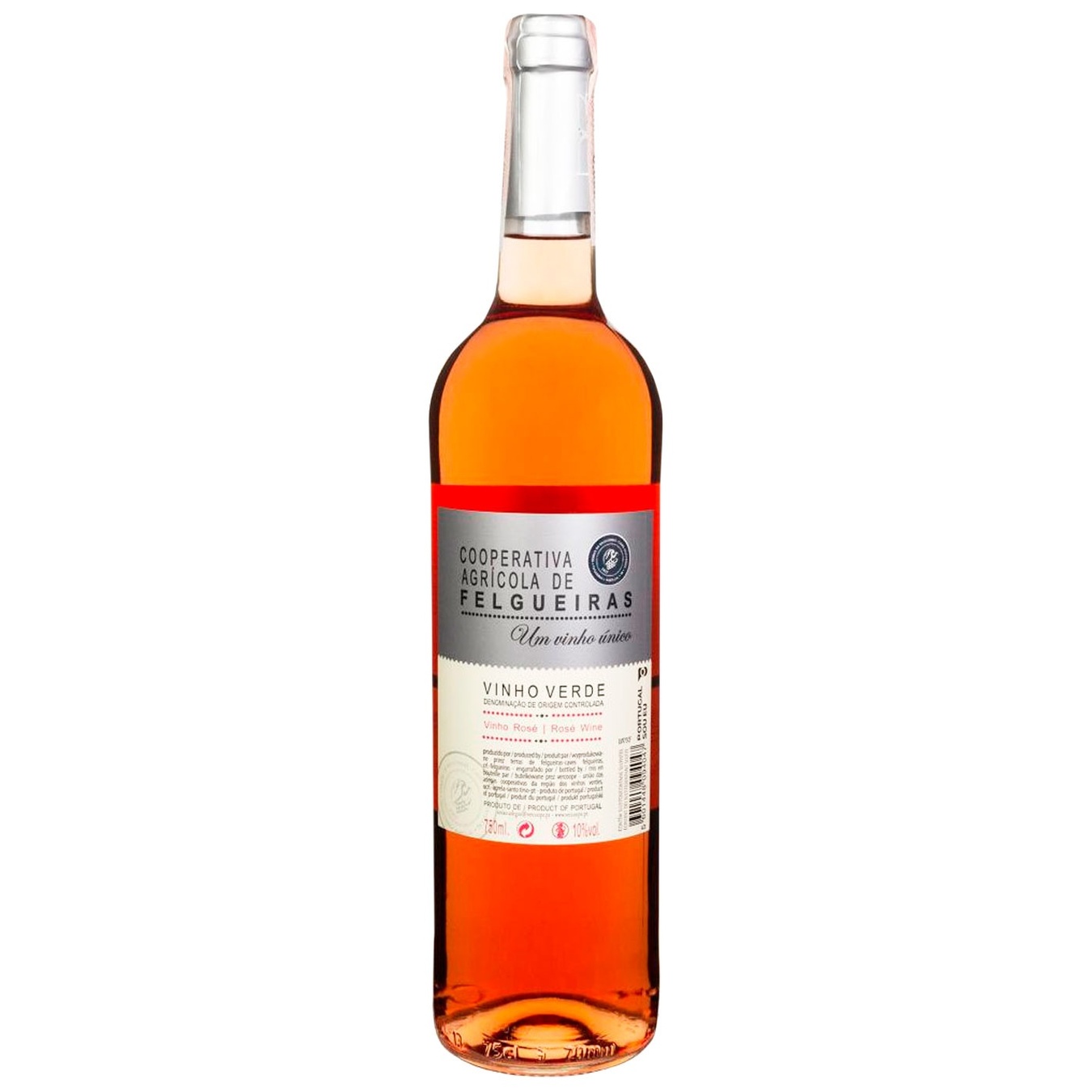 

Вино Vinho Verde Agricola de Felgueiras розовое полусухое 10% 0,75л