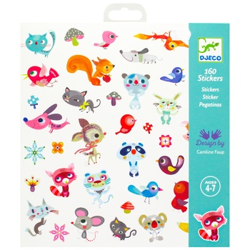 Djeco Set of Stickers Little Friends