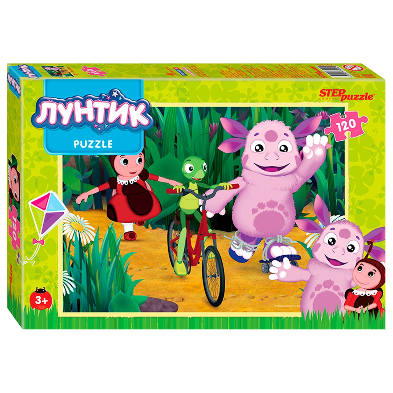 

Пазлы Step Puzzle Лунтик 120 элементов