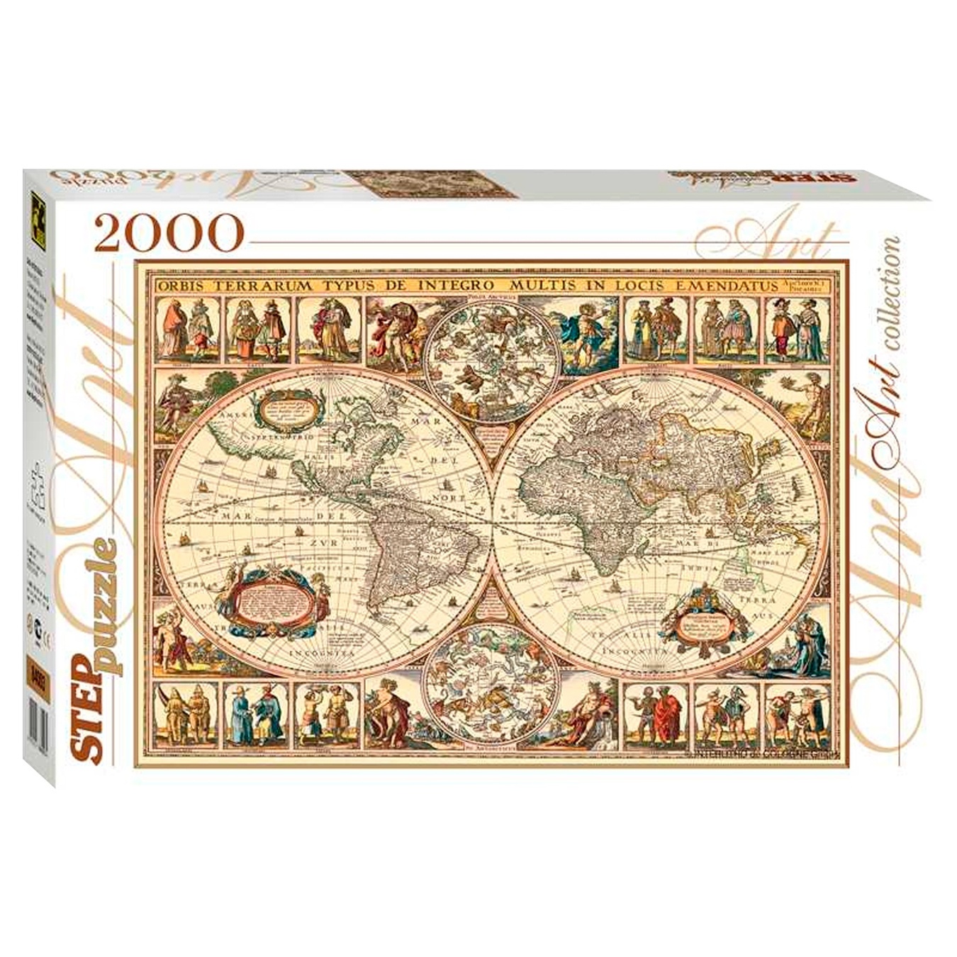 

Пазлы Step Puzzle Карта мира 2000 элементов
