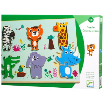 Djeco Toy Croco and Friends Wooden Puzzle - buy, prices for MegaMarket - photo 1