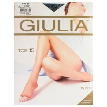 Giulia Toe 15den Nero Tights s.3 - buy, prices for MegaMarket - photo 1