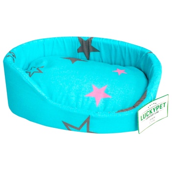 Лежак Lucky Pet Макс бірюзовий 26х37х12см - купити, ціни на ULTRAMARKET - фото 1