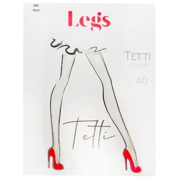 Колготы женские Legs 500 Tetti Colour 40den 4 Milk - купить, цены на МегаМаркет - фото 1