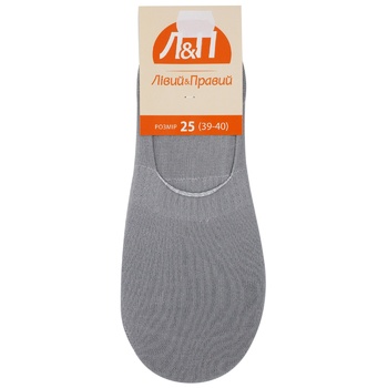 Livyy&Pravyy Men's Socks s.25 light gray - buy, prices for - photo 1