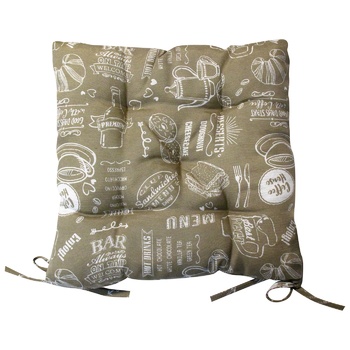 Provans Beige Breakfast Pillow for Chairs 40х40cm - buy, prices for ULTRAMARKET - photo 1