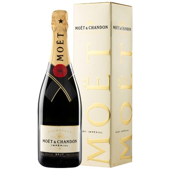 Moеt&Chandon Imperial White Brut Champagne 12% 0.75l - buy, prices for Auchan - photo 1