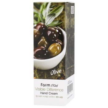 Farmstay Visible Difference Hand Cream with Olive 100ml