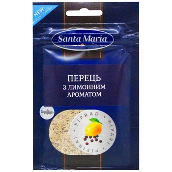 Santa Maria Seasoning Lemon Pepper 30g - buy, prices for ULTRAMARKET - photo 1