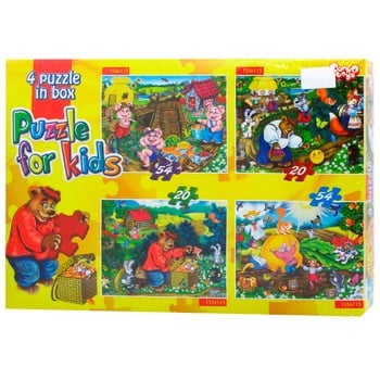 Пазли Danko Toys 4 в 1 в асортименті - купити, ціни на МегаМаркет - фото 4