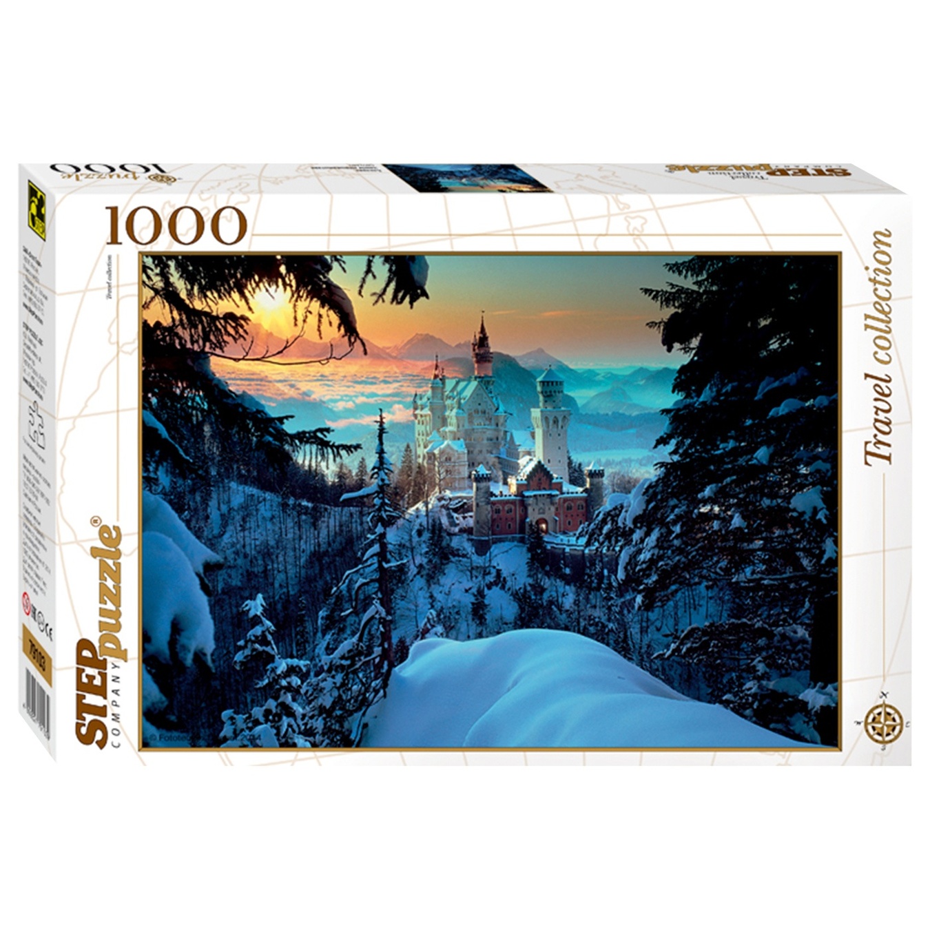 

Пазлы Step Puzzle Замок Нойшванштайн 1000 элементов
