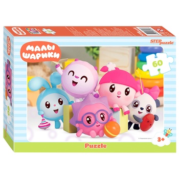 Step Puzzle Malyshariki Puzzles 60 pieces - buy, prices for MegaMarket - photo 1