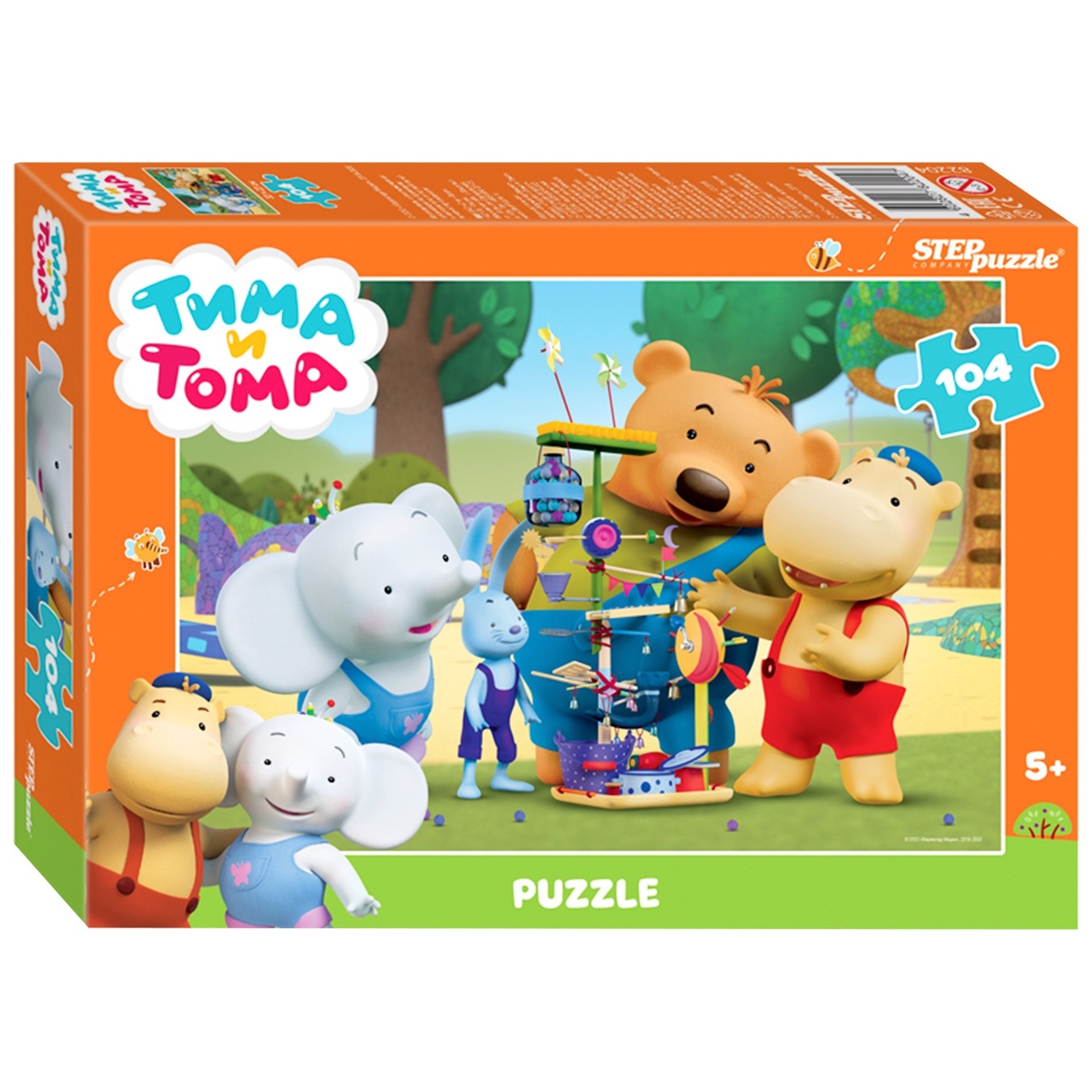 

Пазлы Step Puzzle Тима и Тома 104 элементов в ассортименте