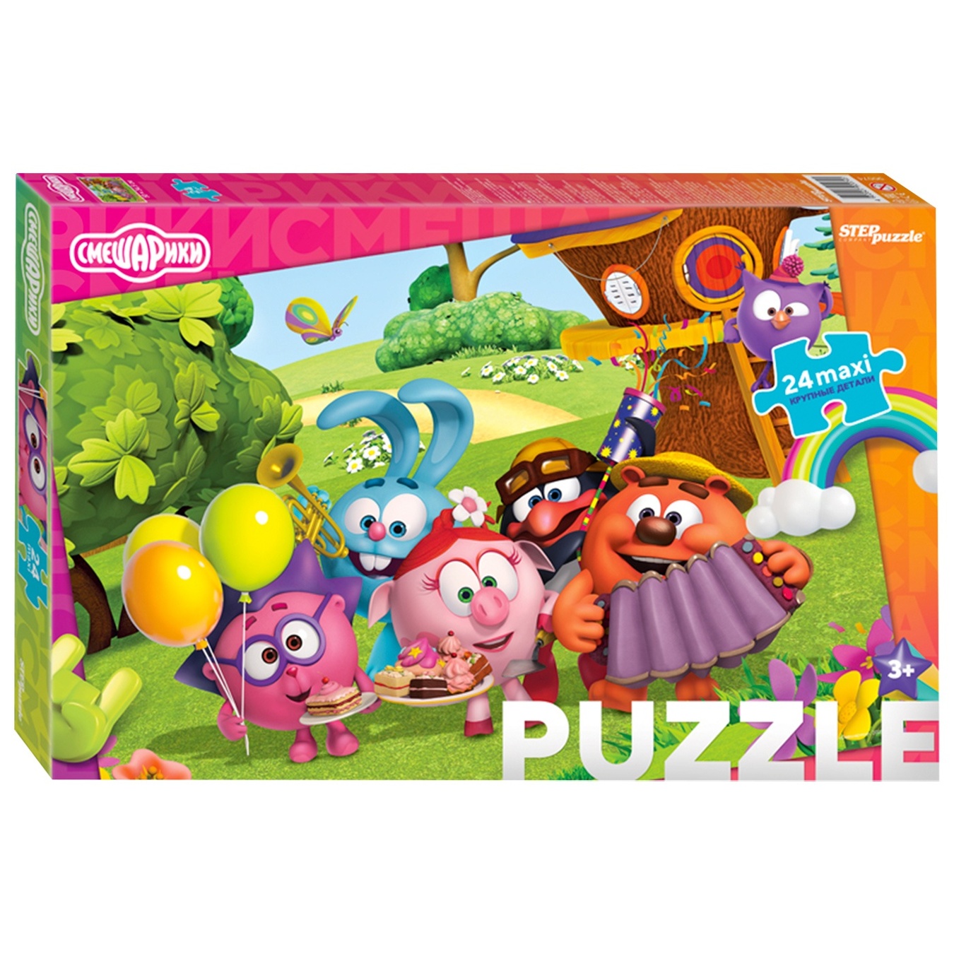 

Пазлы Step Puzzle Maxi Смешарики 24 элементов в ассортименте