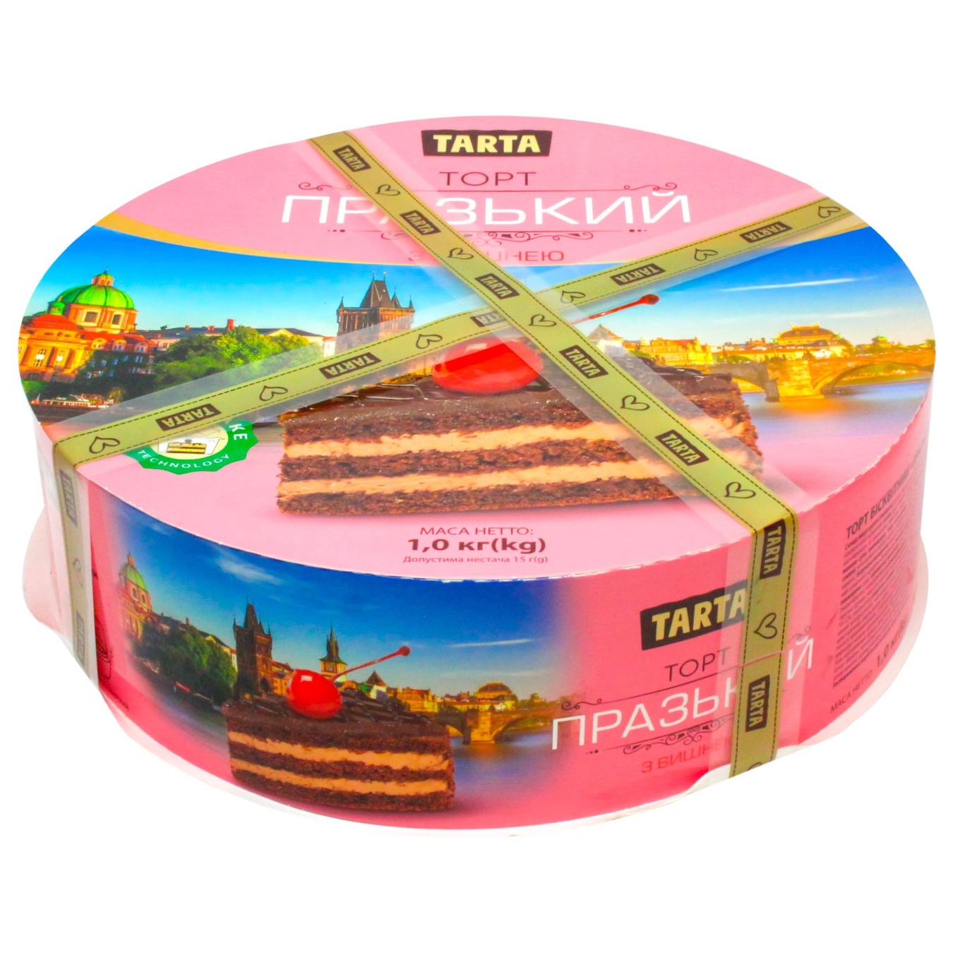 

Торт Tarta Пражский с вишней 1кг