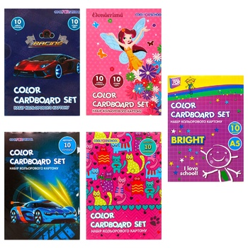 Cool For School Colorful Cardboard 10 sheets assortment - buy, prices for ULTRAMARKET - photo 1