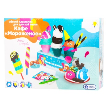 Набір для ліплення Genio Kids Кафе Морозиво - купити, ціни на ЕКО Маркет - фото 1