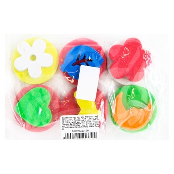 VGR Sponge Stamp for Creativity 6pcs - buy, prices for MegaMarket - photo 1