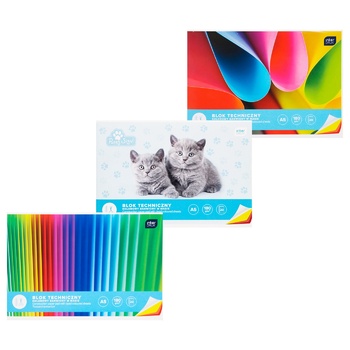 Interdruk Set of Colored Cardboard A5 20 colors - buy, prices for ULTRAMARKET - photo 1